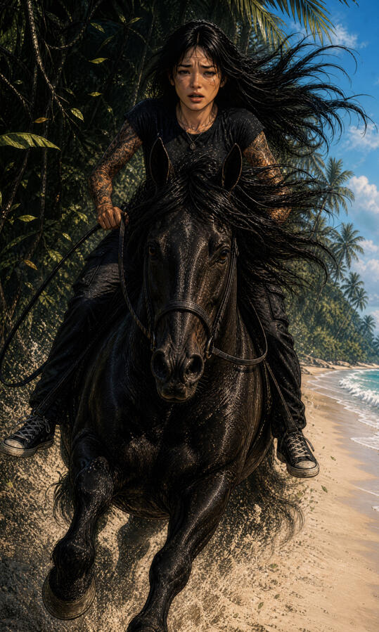 Kaida rides Sambra Kaida rides Sambra